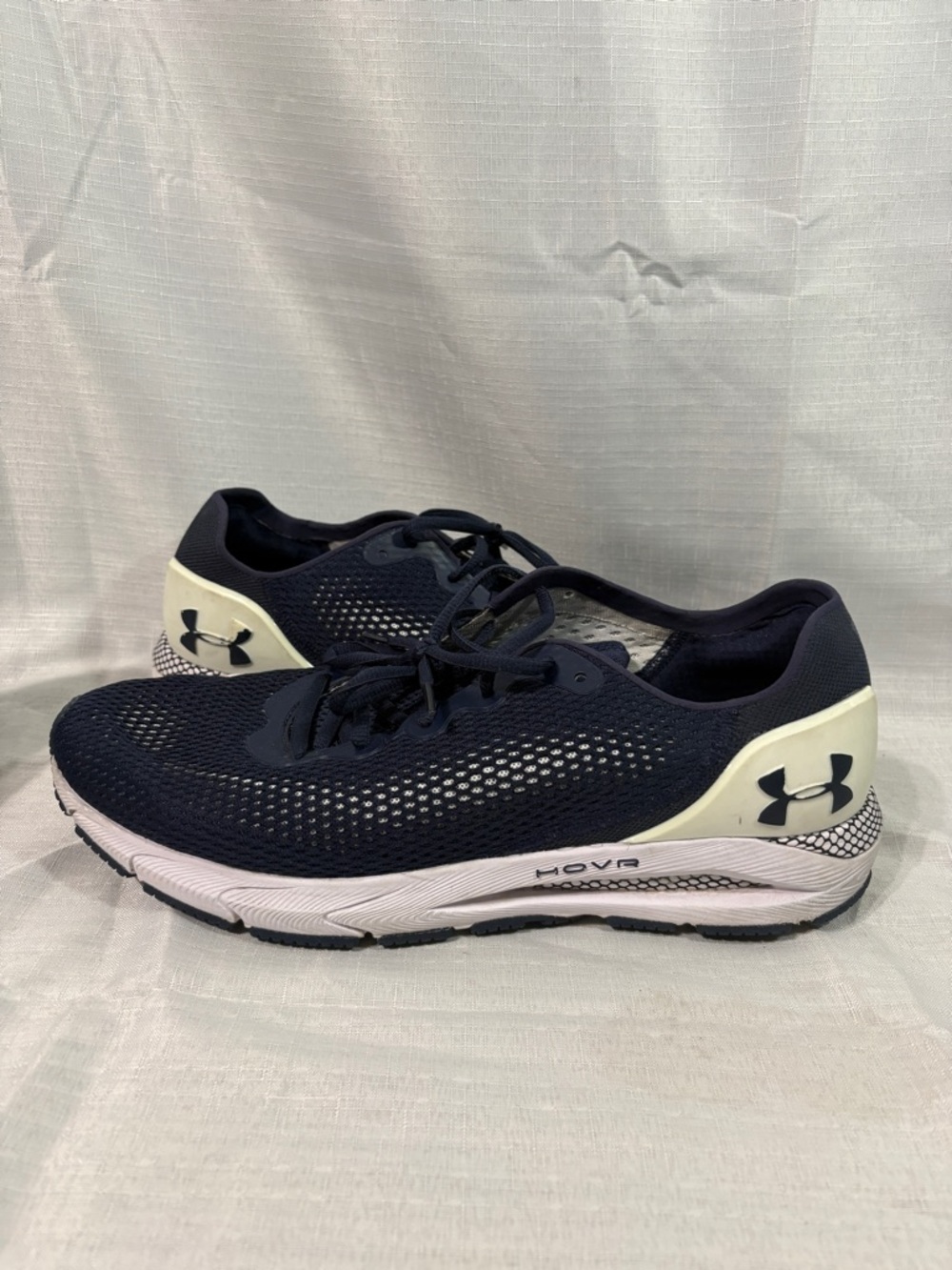 Under Armour Men's Navy and White Athletic Running Shoes